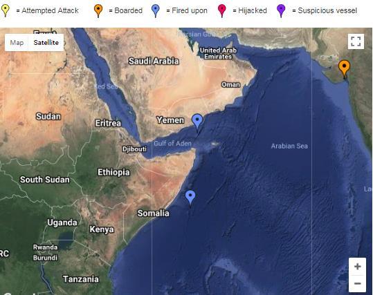 IMB Piracy Report January to June 2018 Total attacks Red Sea /