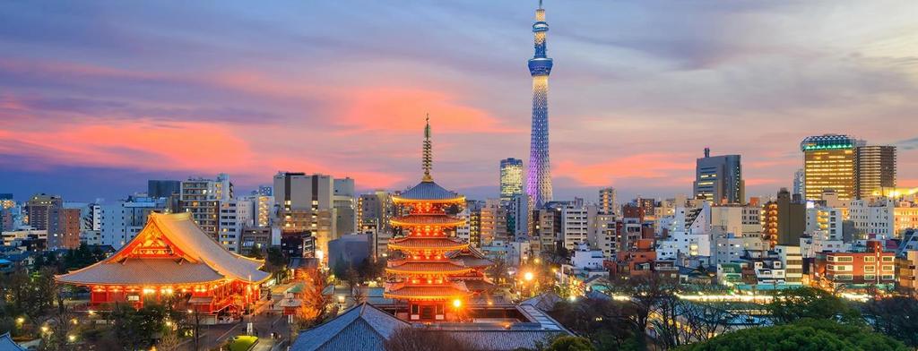 Tokyo, Japan Often, yoking past and future, Tokyo dazzles with its traditional culture and passion for everything new.