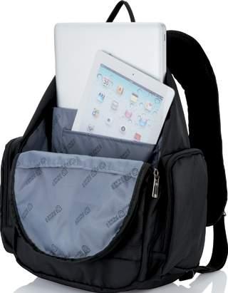 Includes a padded pocket for your laptop, a separate pocket to hold your