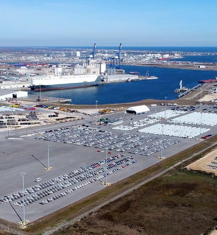 Strategic initiatives supporting Port s Vision: Freeport Harbor Channel deepening and widening Buildout of the Port s Container Handling Facilities