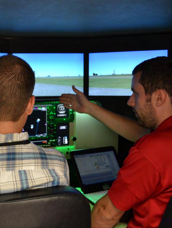 Simulators At Liberty, we are committed to provide a mix of classroom, simulator and flight training experience at the minimum cost possible.