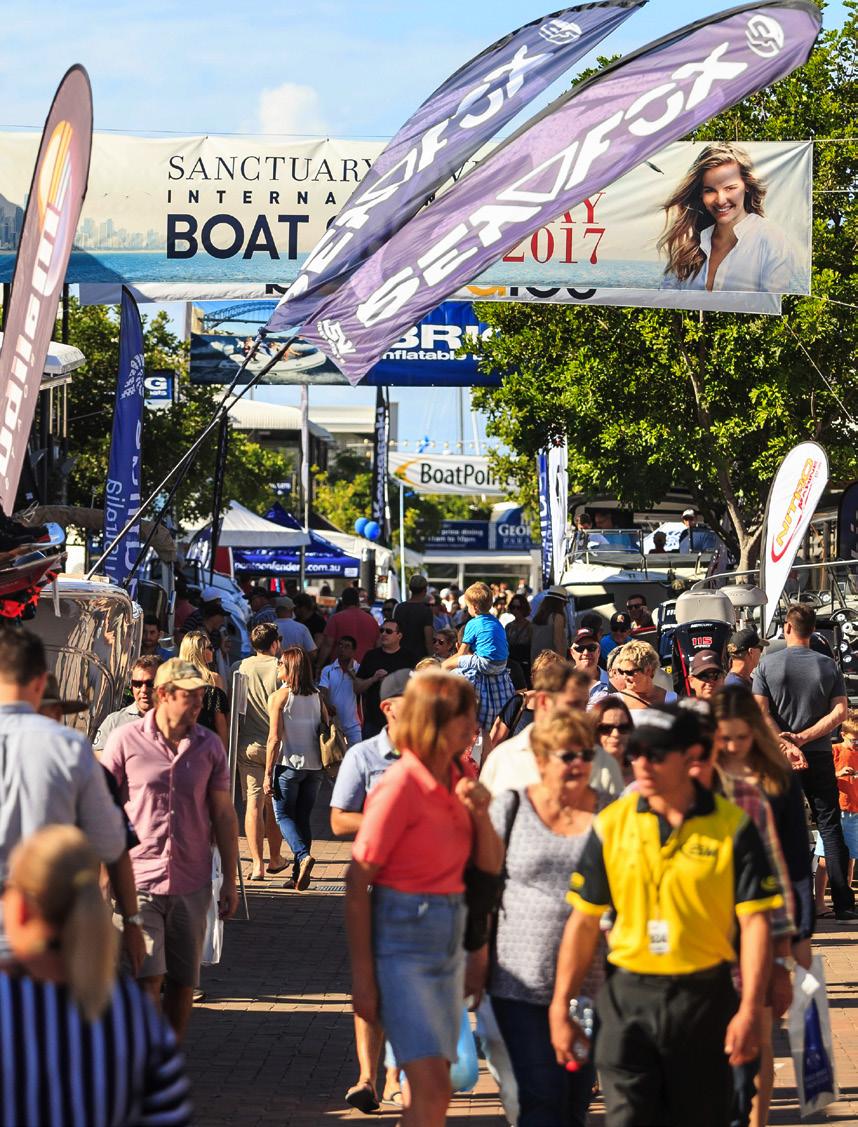 WELCOME IN 2018, THE SANCTUARY COVE INTERNATIONAL BOAT SHOW (SCIBS) CELEBRATES 30 YEARS OF PARTNERSHIP WITH THE MARINE INDUSTRY.