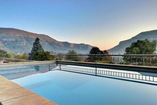 Clarens This luxurious four-star retreat is nestled in the foothills of the Maluti Mountains in close proximity to the Golden Gate National Park and the Mountain Kingdom of Lesotho.