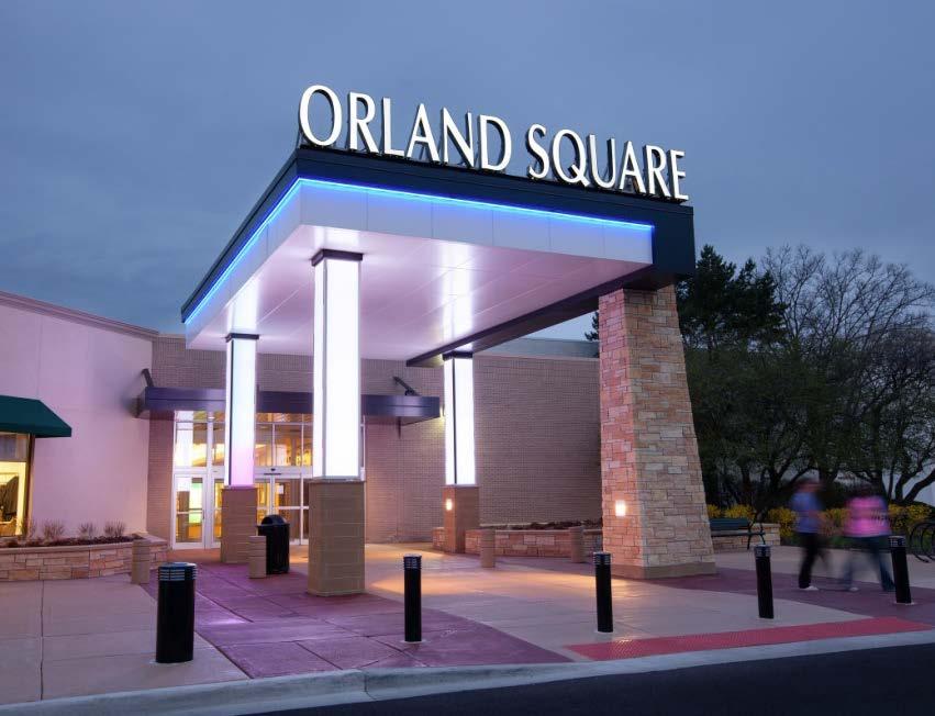 A FASHIONABLE EXPERIENCE Orland Square is the preeminent shopping destination in Chicago s