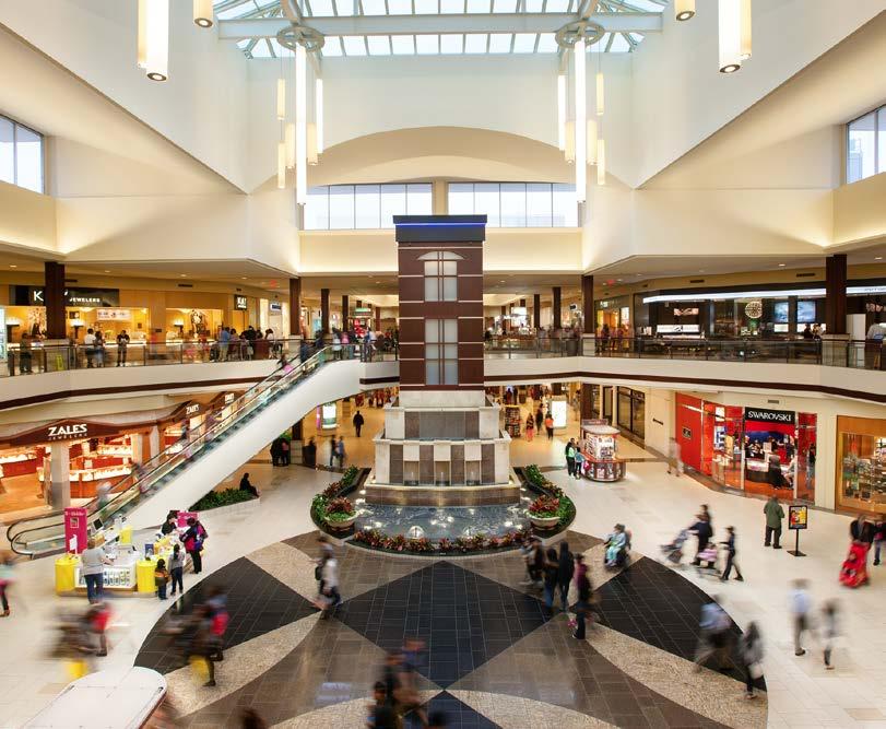 The mall s intelligent floorplan creates an enjoyable walking and shopping experience.