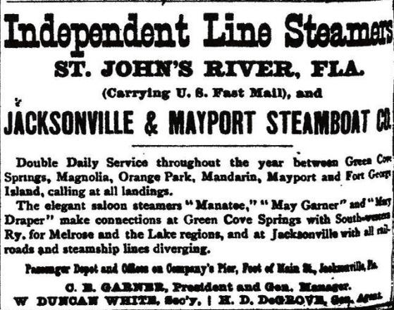 , 6 trips/102 miles, 3 trips/146\ miles, Route 16092 (Sherley & Hite) 1879 Jacksonville - Enterprise, Fla., 229.