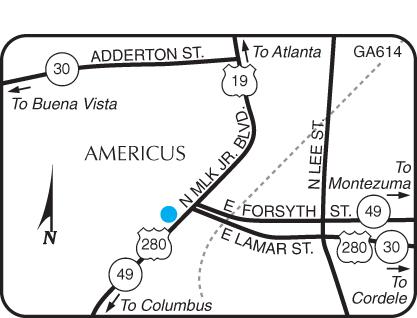 Local Map: Directions to Our Hotel: From I-75 South: Take exit 127, right on Highway 26 West 20.5 miles to red flashing light, left on 49 South 17 miles to traffic light, right on 49 South 1.
