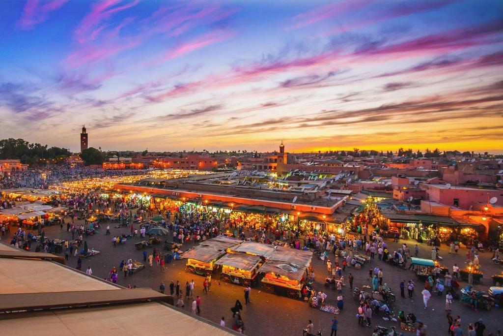 $55 USD Marrakesh Dinner and Music Evening (3 hours, evening event) Visit a local Marrakesh restaurant for dinner, where you ll be
