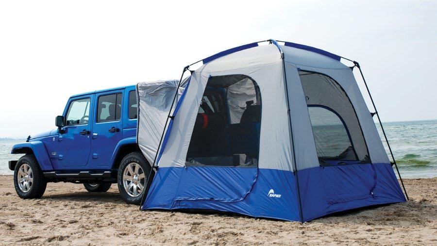 SUV tent Model 82000 LIVE. LOVE. CAMP. WITH AWNING The Sportz SUV Tent quickly transforms your SUV into a comfortable home away from home.
