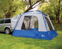 creating additional sleeping space or an extra storage area Removable 6' x 7' screen room for bug-free views Spacious 10' x 10' ground tent