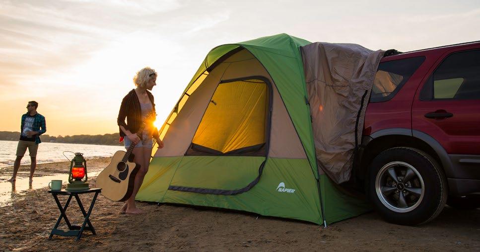 SUV Tent model 13100 LIFE IS AN ADVENTURE WITHOUT RAINFLY The Backroadz SUV Tent is perfect for any adventure.