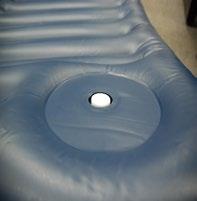 bedding from slipping Built-in, hand-power air pump Backed by a 30 day warranty 74" 47"