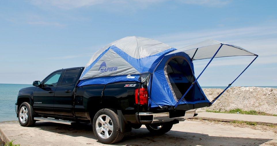 truck tent 57 series HOME IS WHERE YOU PARK IT WITHOUT RAINFLY Create the ultimate camping oasis wherever your truck takes you. No more searching for a clean, dry, or level campsite.