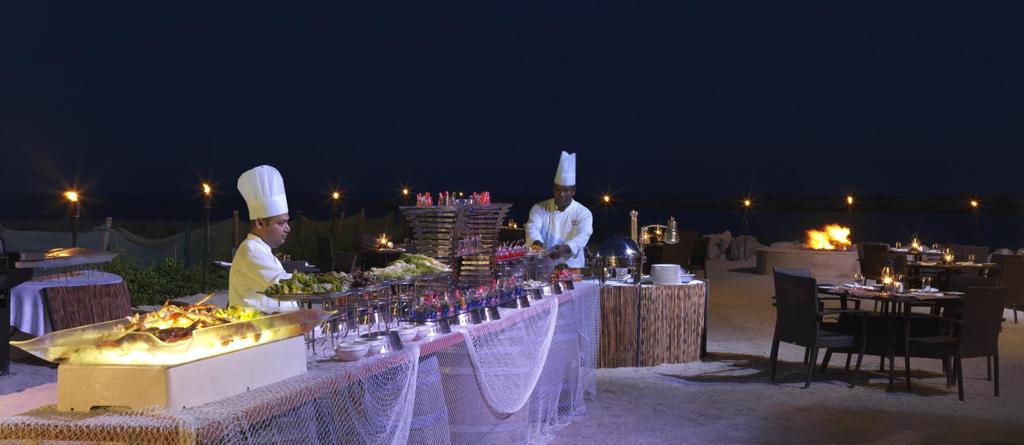 SEAFOOD BBQ At Desert Islands Resort & Spa by Anantara Dine amidst a warm breeze to the soothing sound of the sea lapping the shore and enjoy a lavish seafood BBQ