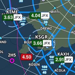 Viewing JetFuelX Prices in ForeFlight After linking the accounts you will be able to view JetFuelX prices inside ForeFlight by enabling the Jet A map layer.