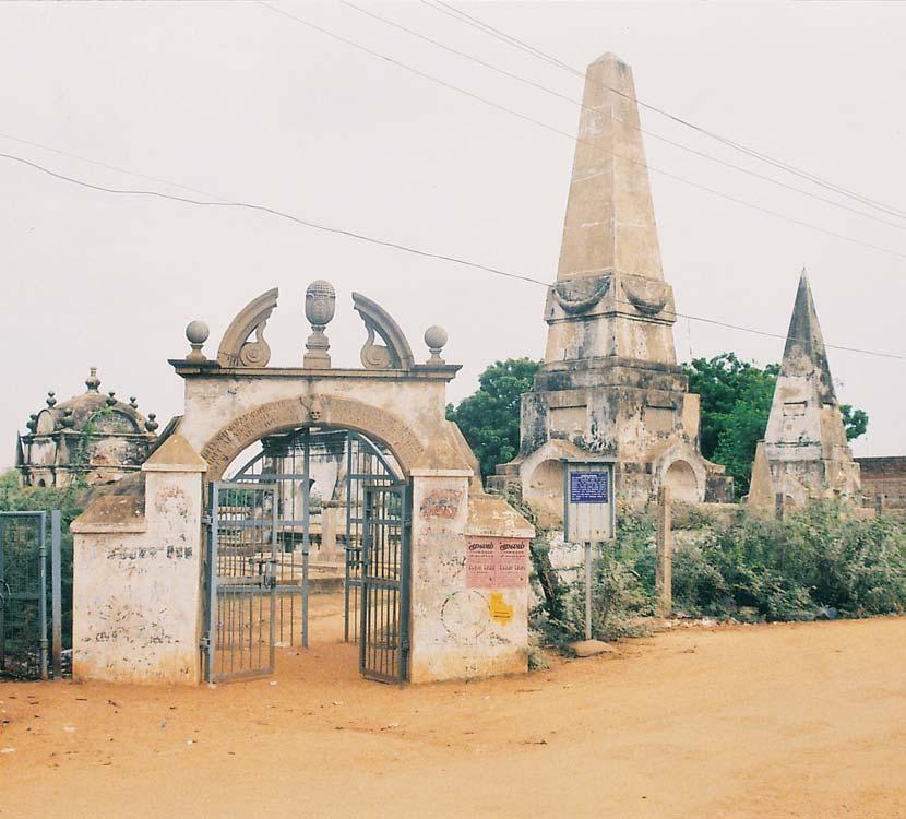 Dutch Cemetry,, Pulicat This fort was built by the Dutch in AD 1612 and named Vastel Geldria after Gelder land of Holland. The fort is square in plan with bastions at the corners.