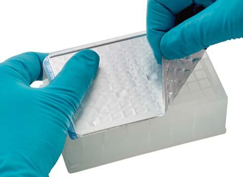 Condensation is normally a problem in live cell assays, so plates with anti-condensation lids should always be used for this work.