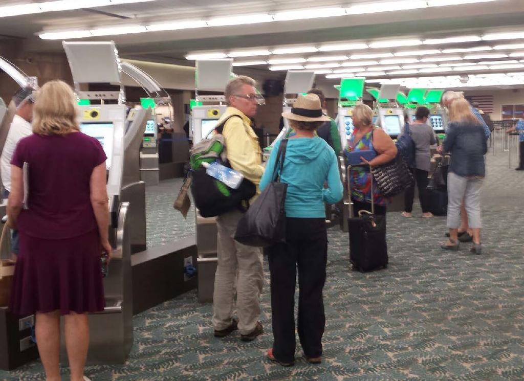 Automated Passport Control Kiosks Honolulu International Airport Public Benefit: Installation of 32 automated passport control kiosks
