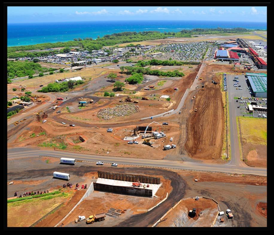 Consolidated Rent-A-Car (ConRAC) Facility Kahului Airport Before Public Benefit: Improve the efficiency and ease in rental car services with a consolidated rental