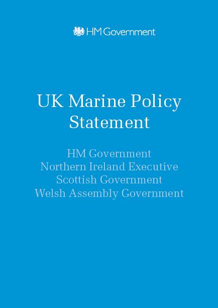 Marine Planning in North West England Marine and Coastal Access Act 2009: sets out a system of marine planning for UK waters Marine Policy Statement agreed by all UK devolved administrations