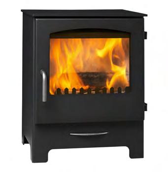 A simple and smart stove made of steel, suitable for many homes and perfect for the summer cottage.