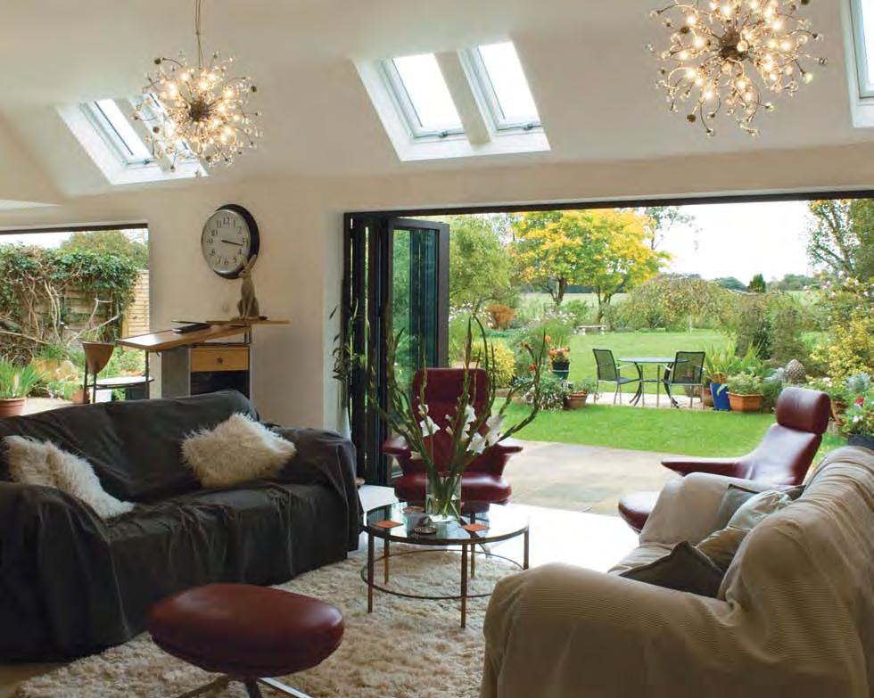 Bringing the great outdoors into your home Visofold Slide folding doors transform your home and the way you