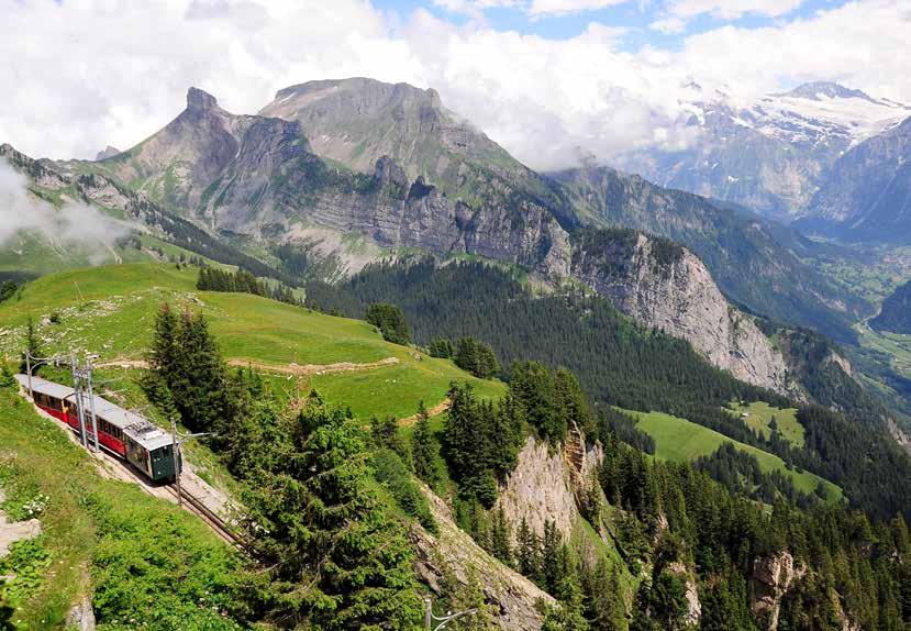 Alps Railway in Spring WHAT S INCLUDED 15 nights accommodation in comfortable, centrallylocated hotels Daily