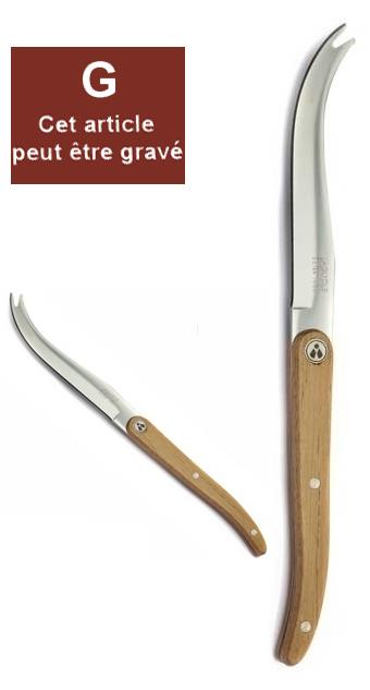 sharpening Cheese knife dark wood handle Price : 2,40