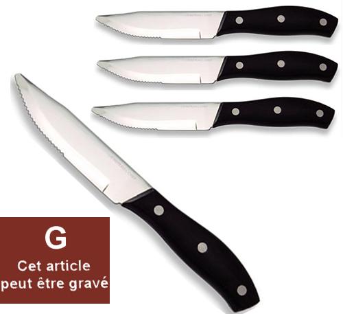 5cm blade/23cm; clear wood handle stainless steel; reinforced thickness easy sharpening (wood)