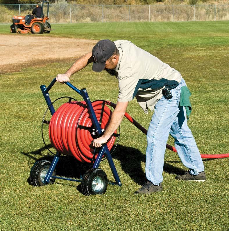 No need to have a dedicated maintenance vehicle for a water hose or reel.