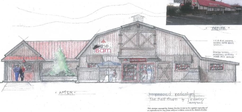 A Future Look: The Barn The redesign potential for the establishment is endless.