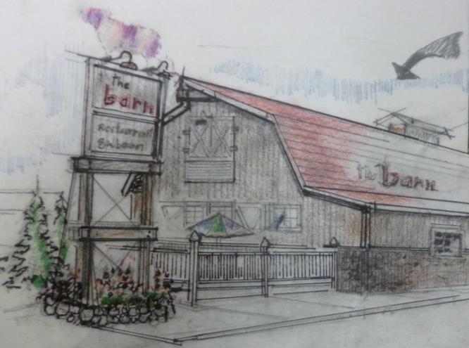He builds on the historic, western foundation that gave the restaurant its popularity for over 45 years with The Barn an