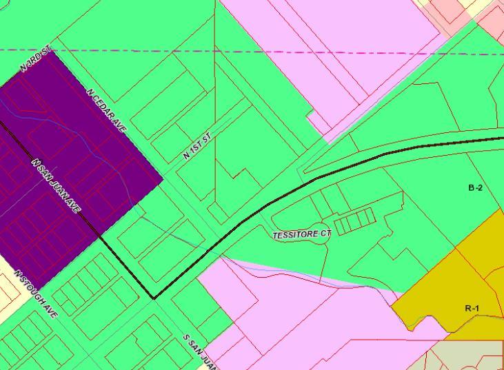 City Zoning Map Subject property is zoned B-2 in the City of Montrose B-2 zoning includes regulations for B-2 as well as