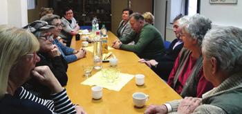 DRUŠTVA Skupina za samopomoč MODRI pri MDSS Murska Sobota obiskala sorodno skupino na Ptuju 16. 11.