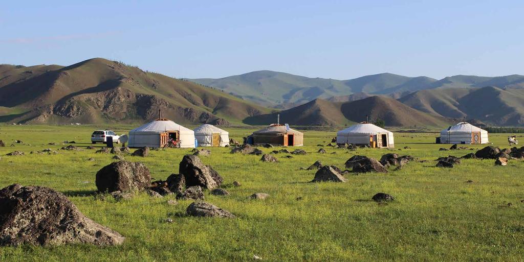 A nomadic family are a short walk away and are your hosts and guides to life on the steppe.