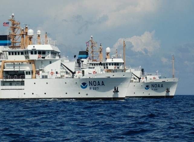 Fleet Recapitalization 1: Fishery Survey Vessels Two (i.e., Oscar Dyson and Henry B. Bigelow) of seven planned acoustically quiet Fisheries Survey Vessels (FSVs)are currently conducting operations.