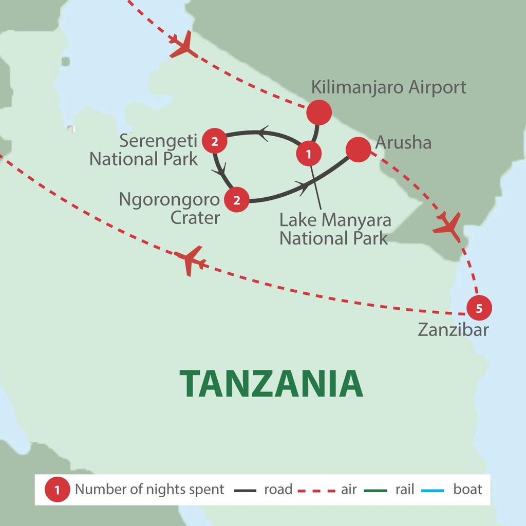 Tanzania Safari with Zanzibar Beach Stay Lake Manyara National Park -