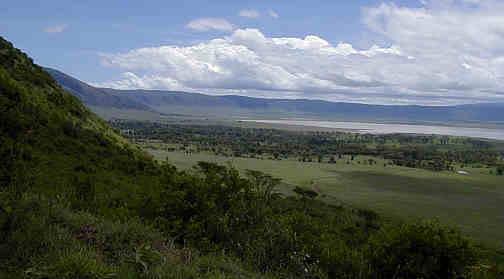 Ngorongoro Crater is one of the natural wonders of the world.