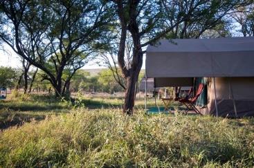 You will be at Serengeti Wilderness Camp, located centrally, and a great place to base up just about all year round.