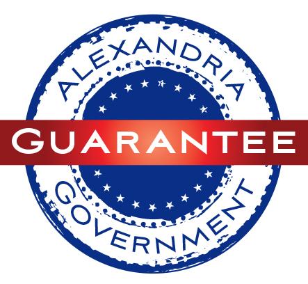 Alexandria Government Guarantee Quarterly Speed Fams 76