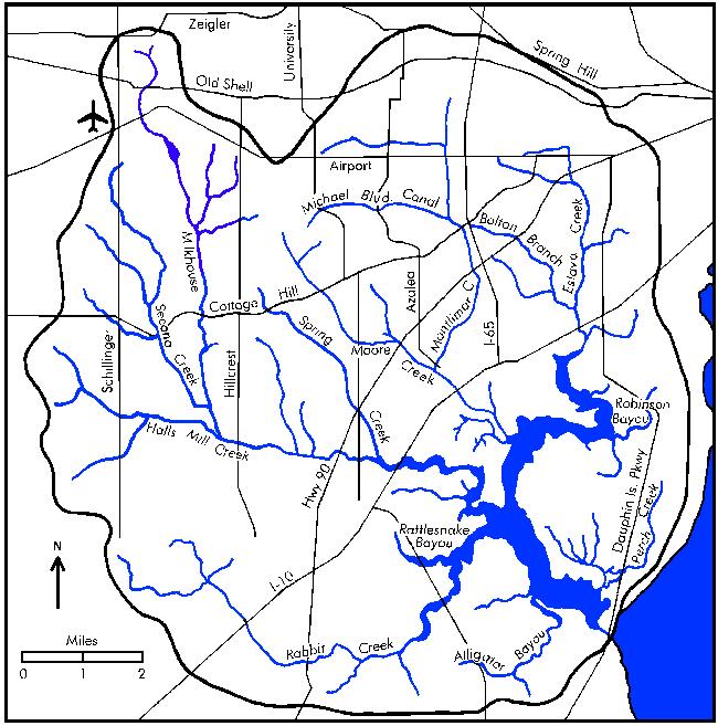 Fig.1 Map of Dog River