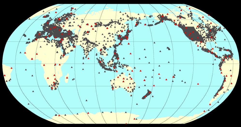 REB value in global summary of seismicity 12 seismic networks report to the ISC directly (red) or via regional data centres (grey) IMS seismic arrays and stations (red); non-ims arrays and stations