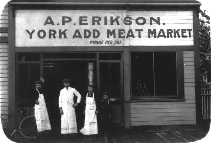 Additional Documentation Page 12 Whatcom County, Washington A.P. Erikson York Addition Meat Market.