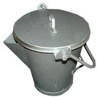 Galvanized pales are very heavy duty products, and because of this sturdy