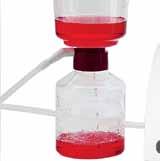 Convenient coupling for quick bottle emptying. Cell culture Benchtop Solutions Compact design Small footprint allows for easy integration on a busy workbench.