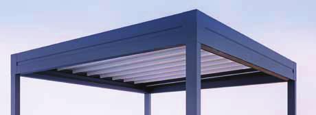 The PATiO reverse with horizontal roof construction has a self-supporting structure