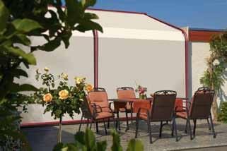 Conservatory awning Type W5 As individual as your own design ideas - the WAREMA conservatory awning W5.