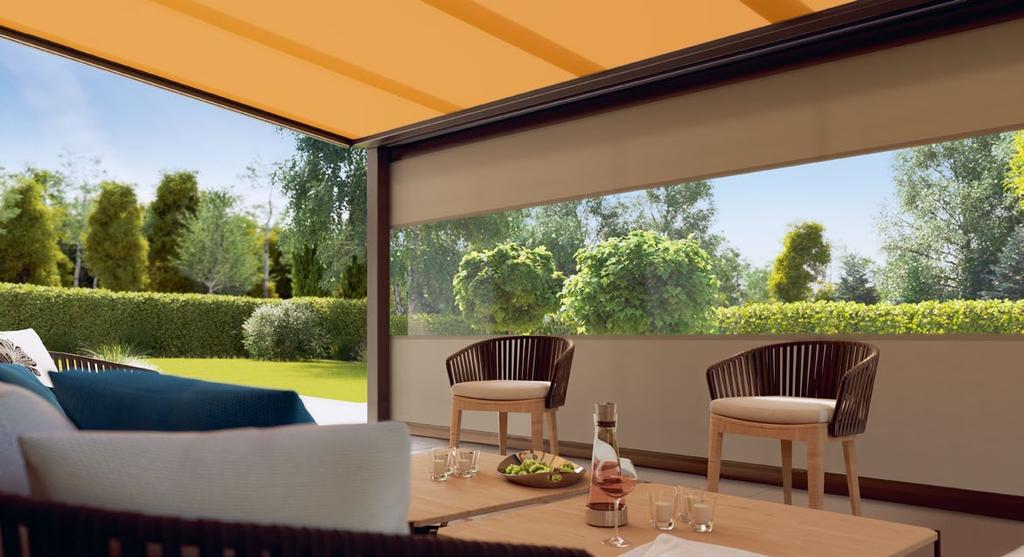 markilux panoramic window Wouldn t you like to be able to sit outside below your glass canopy, protected from wind and weather and still be able to enjoy an unobstructed view outslide?