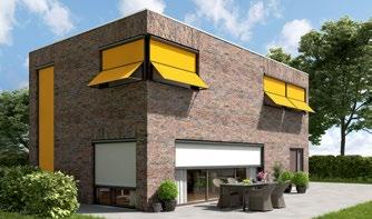 Semi-transparent awning fabrics allow a clear view outside whilst shielding you from prying eyes.