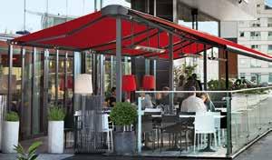 markilux syncra A pleasant and inviting atmosphere in the open air in your favourite spot. Stylish solar shading and weather protection for large areas.